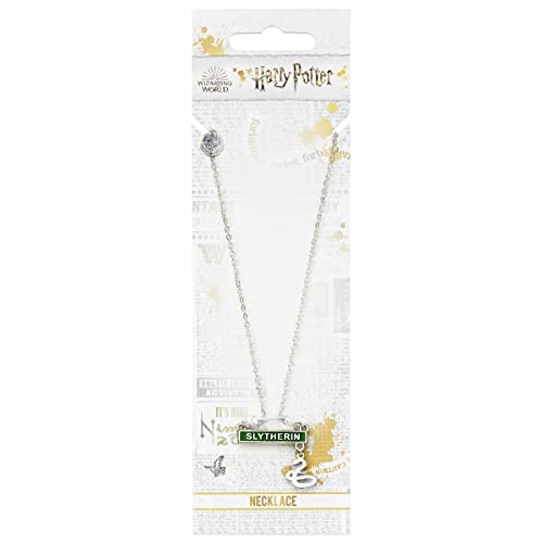 Official Harry Potter Slytherin Bar Necklace4