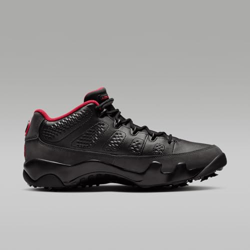 Air Jordan 9 G Golf Shoes (FJ5934-002, Black/True Red/Dark Charcoal)3