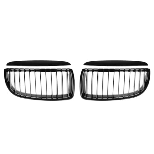 Calandre Avant Grille Capot BMW Série 3 E90 Remplacement Idéal Noir Mat 2005-2008