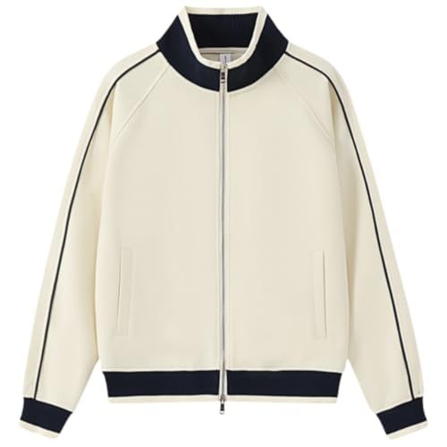 Heavyweight Men's Zip-Up Hoodies Colour-blocked Jackets Casual Men's and Women's sweatshirts