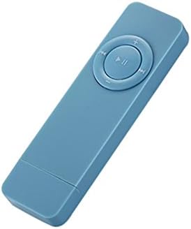 Portátil USB Sport U Disco Mini Mp3 Reproductor de música Soporte 32GB TF Tarjeta (azul)