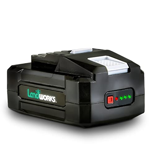 Landworks Super Duty Pro 48V DC 2Ah Lithium Ion Rechargeable Battery 88.8 Watt Hours (Battery Only, For Landworks Electric Earth/Ice Auger Power Head & Li-Ion Wagon/Service Cart - All Not Included)