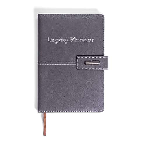 Legacy Planner Guided End of Life & Estate Planning Organiser | Personal Reflections Financial Accounts Final Wishes & Important Information Journal | Premium Bound Legacy Book