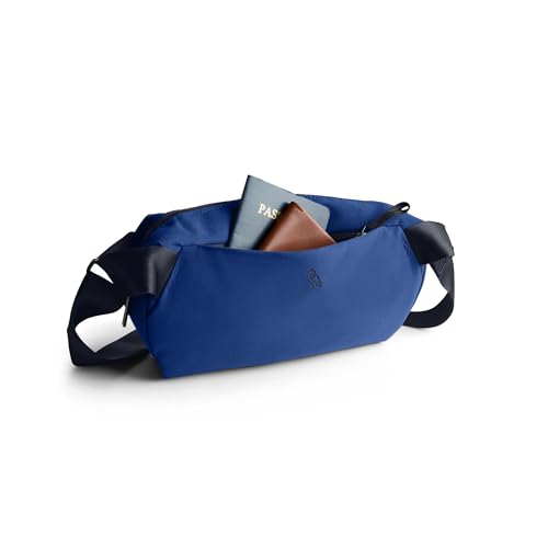 Image of Bellroy Classic Sling (everyday 5 liter minimalist crossbody bag with internal organization, adjustable crossbody strap, and auto-compression system) - Indigo