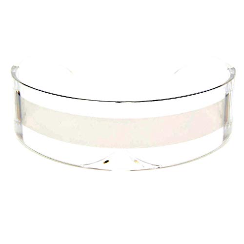 PLOPLO Futuristic Cyclops Monoblock Shield Mirrored Sunglasses Sunglass Glasses3