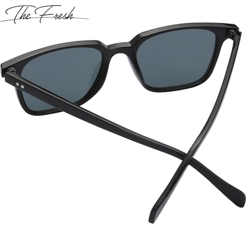 Image of The Fresh Trendy Square Sunglasses for Man Woman Fashion UV Protection Lens Men Women Sunnies Sunglasses