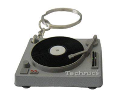 Technics: Turntable Deck Keychain - Silver