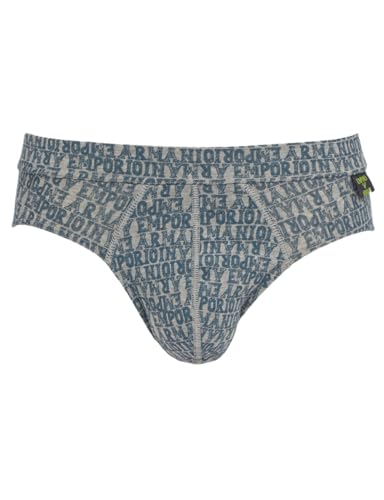 Mens Brief all Over Bold Logo Slip Boxer S Uomini grigio