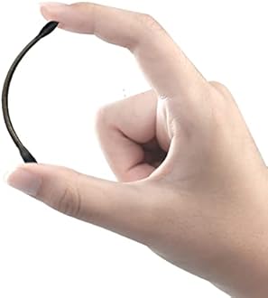 Black Cotton Swabs Precision Pointed - 600 Count Organic Pointy Cotton Bud Double Side Tightly Wrapped Charcoal Cotton Tip Paper Stick Soft Gentle Lint-Free Cruelty-Free Pointy & Round (Black)