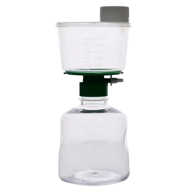 Unidades de Filtro de vacío Desechables, 12 Uds., Membrana de Nailon for Botella estéril de Laboratorio, filtración al vacío Superior con 0,22/0,45 μm (Size : 1000ml 0.22um 12pk)