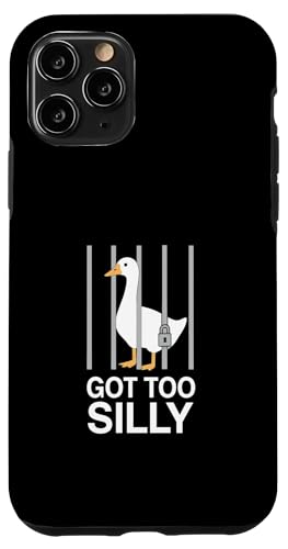 Got Too Silly Funny Goose Pun Humor para los amantes de los animales Carcasa para iPhone 11 Pro