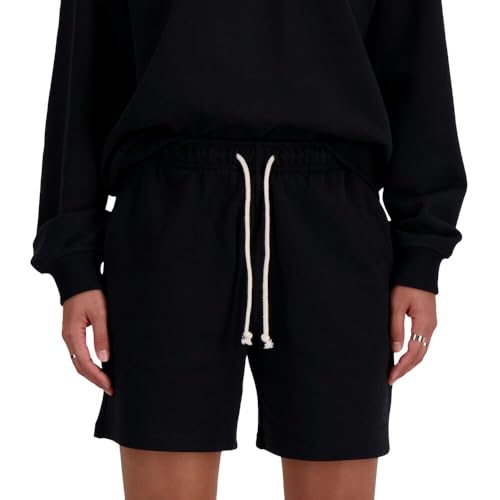 New Balance Women's Athletics French Terry Short, Black, X-Small - image 2