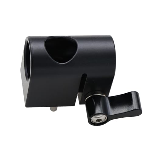 Abrazadera de varilla de 15 mm para motor Follow Focus con fijación estable de tornillo 3/8