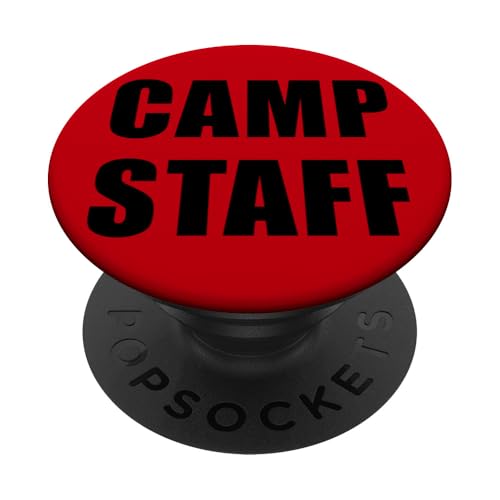 Camp Staff - Campsite Worker & Volunteer Uniform PopSockets PopGrip Adesivo