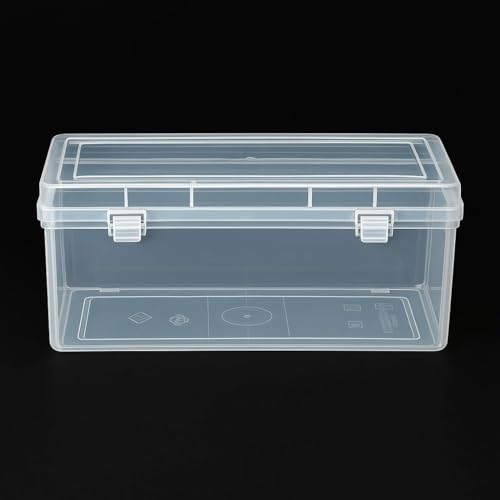 Image of Multipurpose Stylish Plastic Rectangular Bangle Organizer Small Storage Container Combo Transparent Boxes for Jewellery /Medicines /Stationery /Cosmetics (Pack of 5)