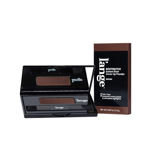 L'ANGE HAIR RootMatch Instant Root Cover Up Powder | Conceals Grays & Sparse Spots | Extends Highlights | Transfer- & Water-Resistant | For All Hair Types (Brown) - image 1