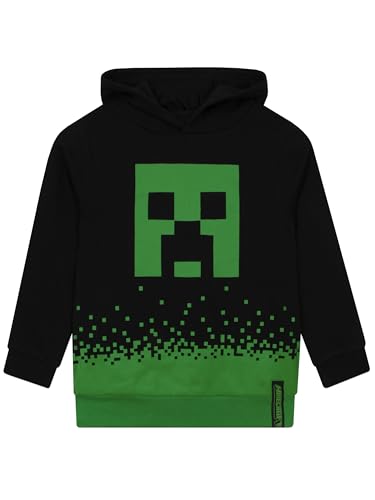 Minecraft Sudadera con Capucha niños | Sudadera con Capucha Creeper | Ropa de Juego para niños | 6-7 años
