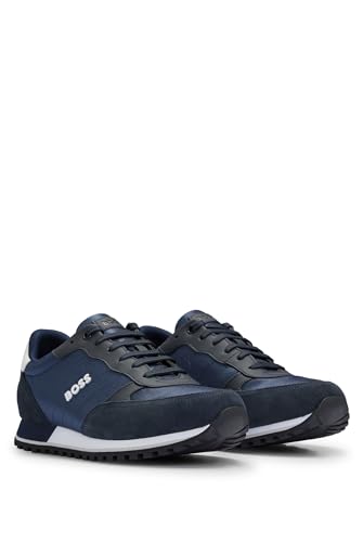Boss Para Hombre. 50498133 Zapatillas Parkour Marino (43), Plano, Cordones, Casual - 8