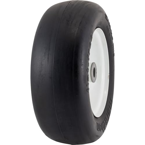 Marathon Tires Flat-Free Lawn Mower Tire - 3/4in. Bore, 11 x 4.00-5in.
