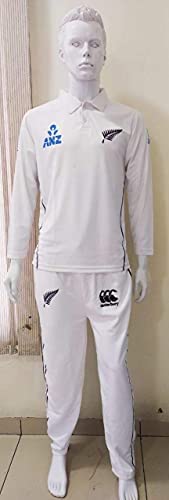 Image of BOWLERS Newzealand Test Full Sleeves Jersey with Trouser Set 2020-21