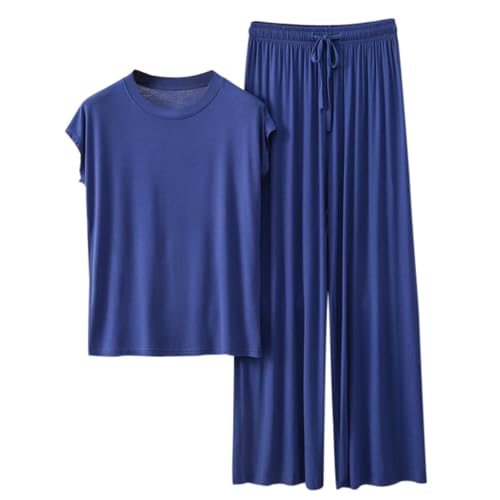 Set pigiama donna due pezzi comodo e versatile per un riposo sereno e di relax casalinghi in totale morbidezza