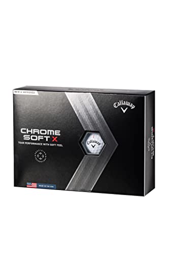 Callaway Chrome Soft X 2022 balles de golf 4 pièces finition blanche