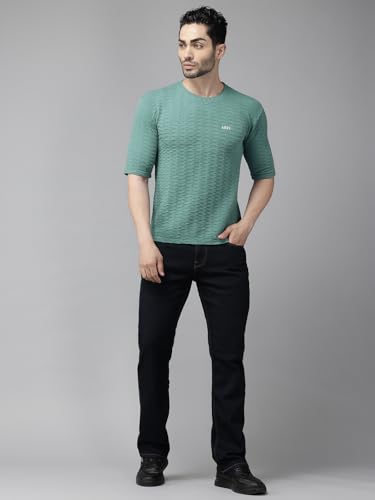 Image of TICOSS Men's Polyester Regular Fit T-Shirt