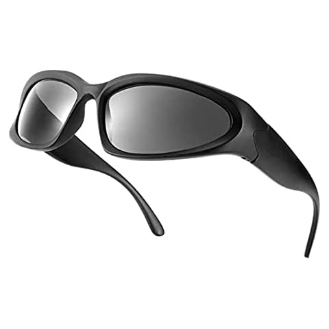 YUELUQU Y2K Wrap Around Sunglasses for Outdoor Cover