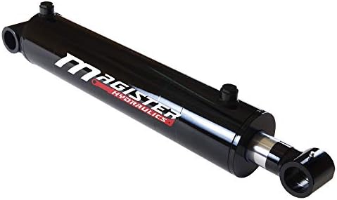 Magister Hydraulics Double Acting Hydraulic Cylinder - Cross Tube Hydraulic Cylinder 3" Bore 16" Stroke - UniversalHydraulic Cylinders (3x16)