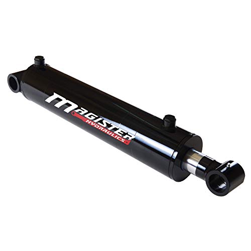 Magister Hydraulics Double Acting Hydraulic Cylinder - Cross Tube Hydraulic Cylinder 3" Bore 16" Stroke - Universalhydraulic Cylinders (3X16) #TOP14