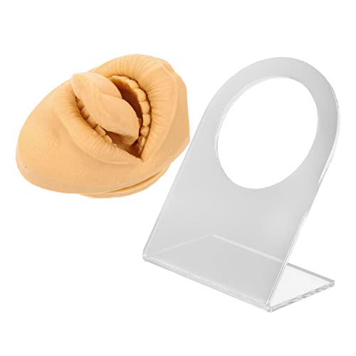 Modèle de langue flexible FOMIYES pour s'exercer au piercing de bouche sans risques