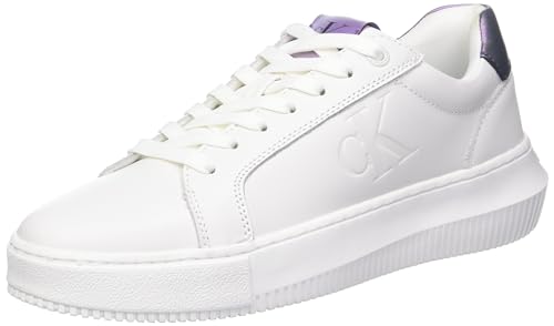 Baskets Calvin Klein CHUNKY CUPSOLE LACEUP LTH WN pour Femme - vue 8