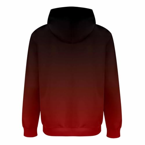 Sudaderas de hombre color granate talla XL para otoño 5