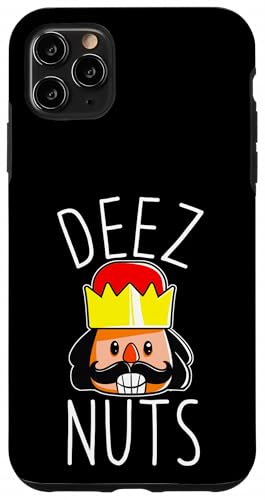 Deez Nutsくるみ割り人形 面白いクリスマスナッツクラッカーミーム スマホケース iPhone 11 Pro Max 用