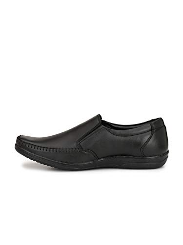 Image of FENTACIA Genuine Leather Laceless Formal Shoes for Men