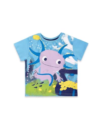Tuc Tuc Camiseta Manga Corta de bebé niño en Azul con Estampado