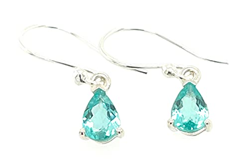 Natural Neon Blue Apatite 925 Solid...
