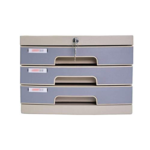 Preisvergleich Produktbild Schreibtischlampe Aktenschränke Schreibtisch Speichereinheit Organizer Erdrutsch Spur Schublade Klein White Label Verschiedene Ablagen- Ring aus Kunststoff - 30 x 38 x 21cm