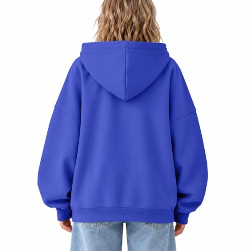 Women's Zip Up Hoodie Fleece Oversized Fashion Hoodies with Pockets - image 6
