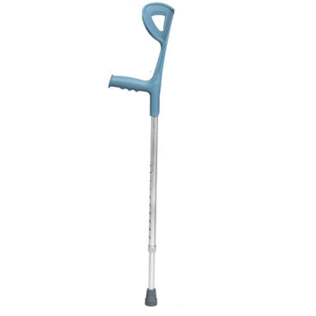 XMING Muletas portátiles for Codo, muletas for Axilas de aleación de Aluminio, retráctil, Ligeras, Antideslizantes, for rehabilitación de fracturas (Color : A)