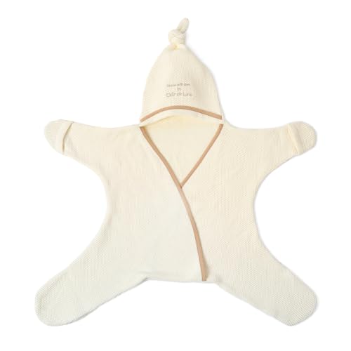 Clair de Lune Organic Star - Manta de Malla Transpirable para bebé de 0 a 6 Meses