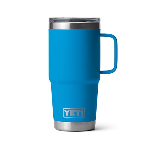 Image of YETI Rambler 20 oz Travel Mug, Stainless Steel, Vacuum Insulated with Stronghold Lid