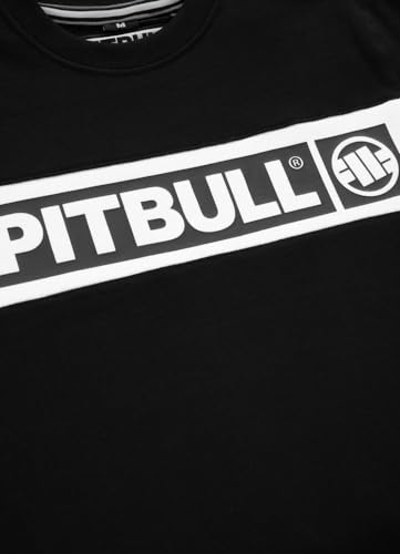PITBULL Herren Crewneck Sweatshirts Männer Pullover Sherwood Freizeit-Sweatshirt Baumwolle M