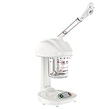 Vaporizador facial ozono, estación de sauna facial, limpieza facial, salón, vapor, máquina de pulverización iónica avanzada, termal ajustable