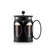BODUM ボダム コーヒーメーカー コーヒープレス KENYA ケニア フレンチプレス コーヒーメーカー 500ml ブラック ステンレスフィルター ガラスビーカー 浸漬式 コーヒー 【正規品】 10683-01