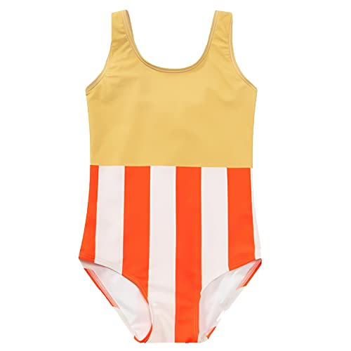 Toddler Girls One Piece Swimsuit Cute Ruffle Beach Swimwear Bathing Suit UPF 50+ 18M-11 Years