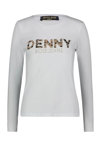 Denny Rose Camiseta de manga larga, Color blanco., S