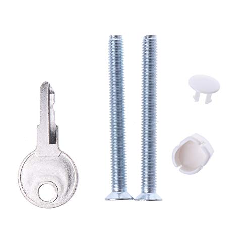 Poignées de fenêtre Blanches universelles - Verrouillage à clé pour Double vitrage PVC