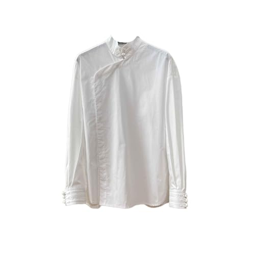 Chemise à col Chinois pour femmes GUOYUXIAO à manches longues