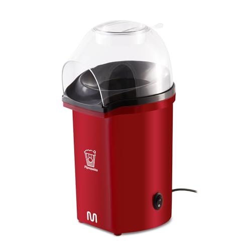 Pipoqueira Elétrica sem Óleo à Vapor com Tampa Medidora 127V 1200W Vermelho Multi - GO051